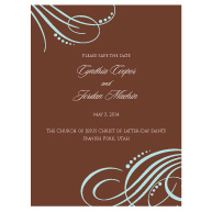 Modern Sophistication Save the Date Card