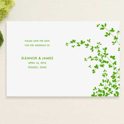 Garden Bough Save-the-Date Card