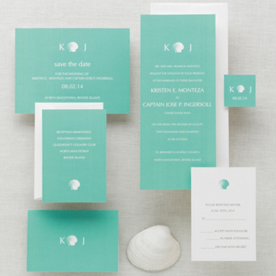 Seaside Splendor Wedding Invitation