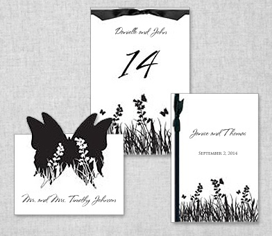 Ceremony Reception Cards