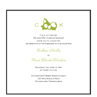 Perfect Pear Wedding Invitation