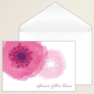 Watercolor Floral Thank You Note