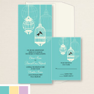 Love Birds Wedding Invitation