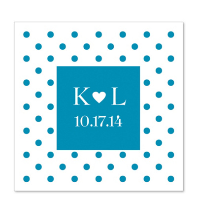 Favor Tags, Dynamic Dots Design