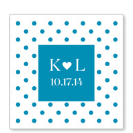 Favor Tags, Dynamic Dots Design