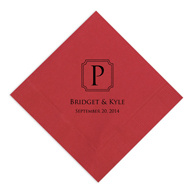 Boxed Initial Napkin