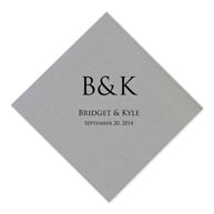 Simple Monogram Napkin