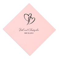 Hearts Embrace Napkin