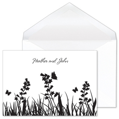 Butterfly Meadow Thank You Note