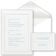 Lasting Elegance Bright White DIY Invitation Kit