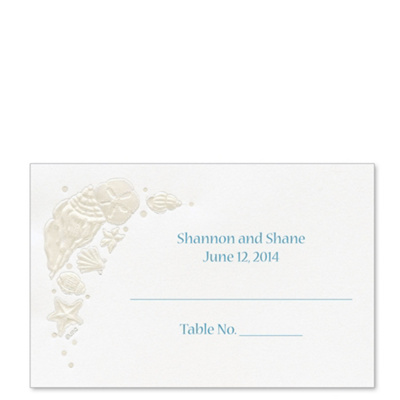 Classic Elegance in Pearl Place Card