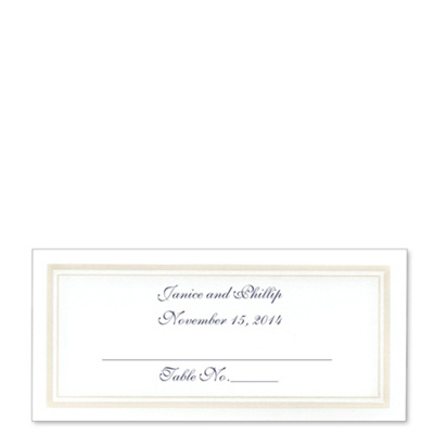 Classic Elegance Place Card