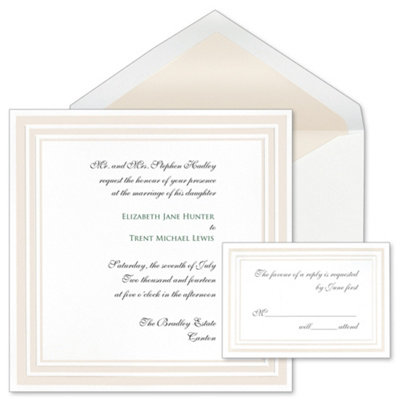 Classic Elegance Wedding Invitation