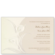 Lilies in Love Wedding Invitation