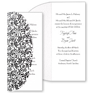 Brocade Beauty Wedding Invitation
