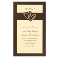 Bound in Love Wedding Invitation