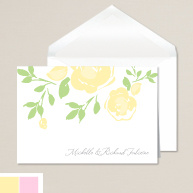 Blossoming Roses Thank You Note