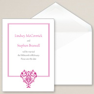 Vintage Romance Save-the-Date Card