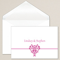 Vintage Romance Thank You Note