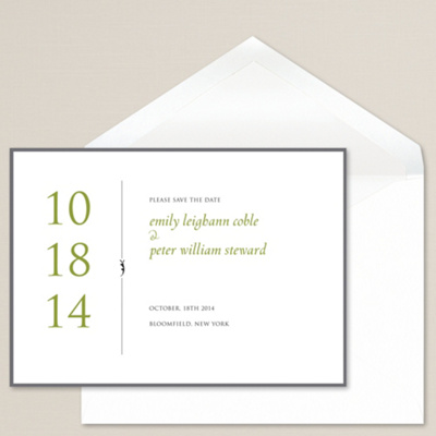 Elegantly Yours Save-the-Date Card