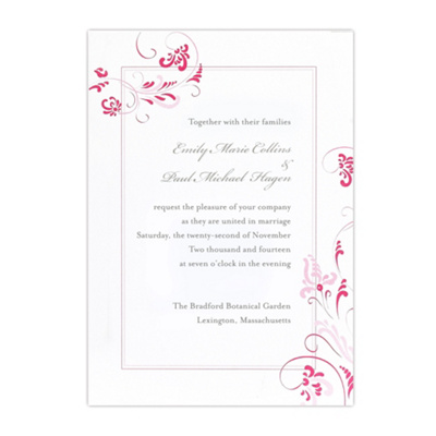 Modern Romance Invitations