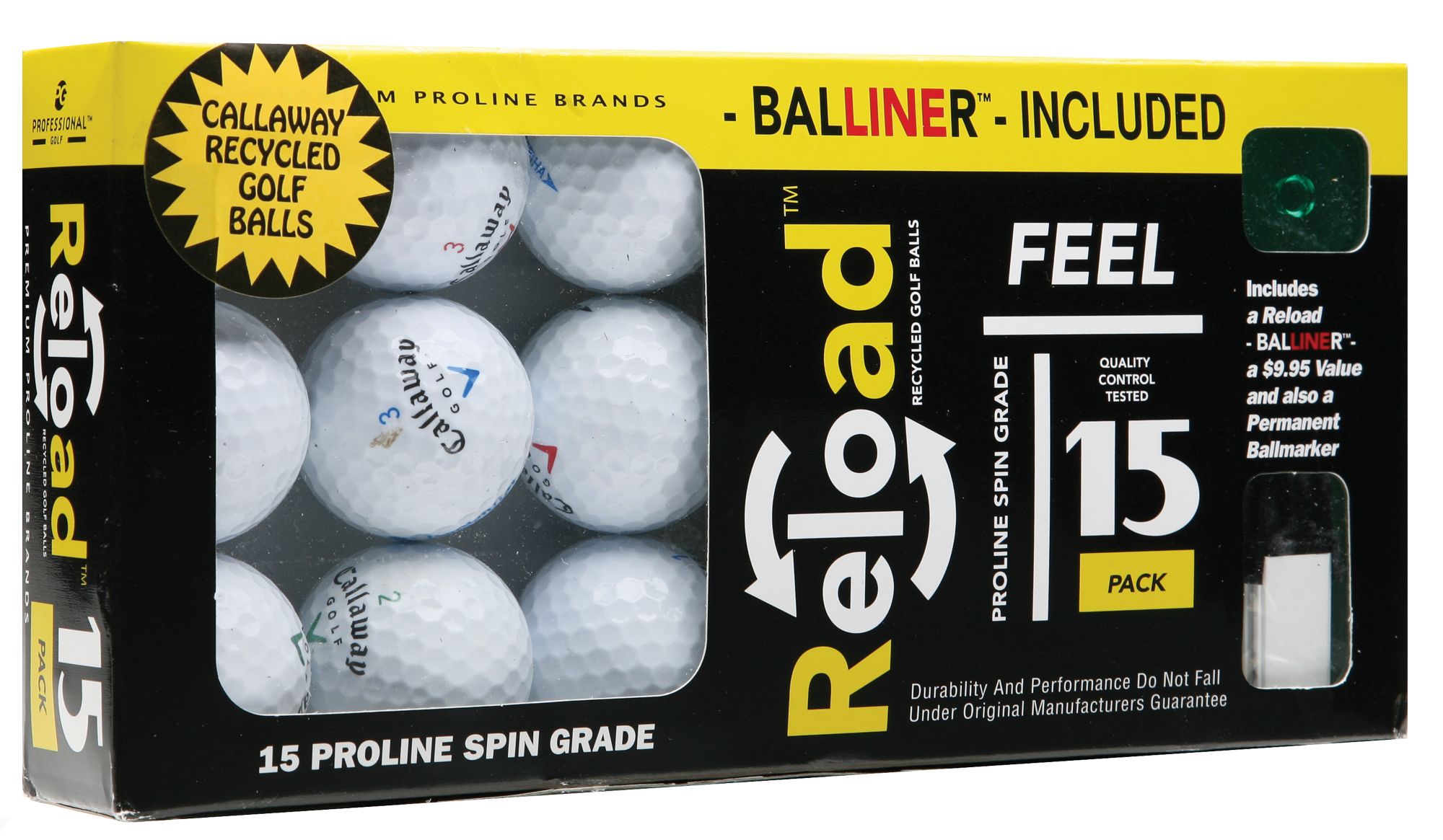 Reload Recycled Golf Balls