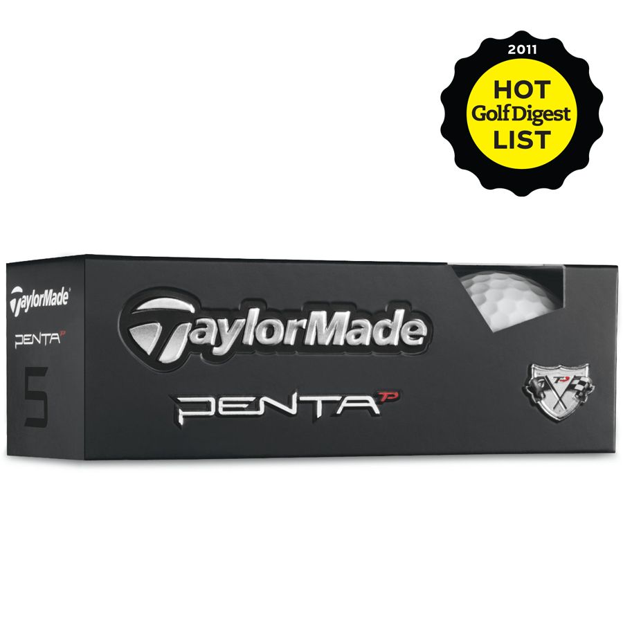 TaylorMade Men's Penta Golf Ball 2010 - 3 pack sleeve