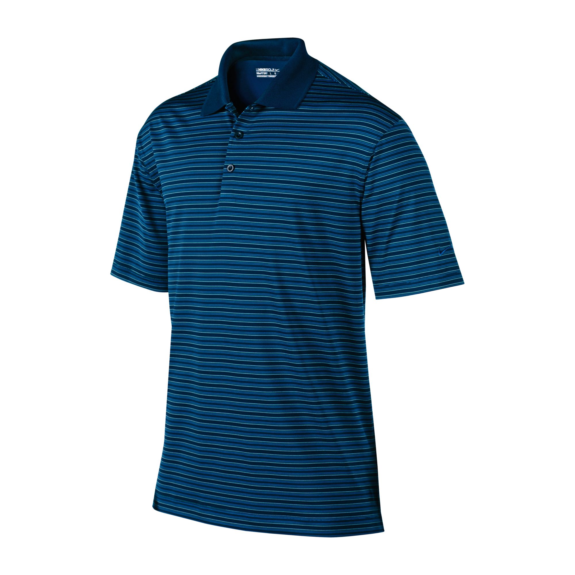 Nike Dri-FIT UV Stretch Stripe Men's Golf Polo