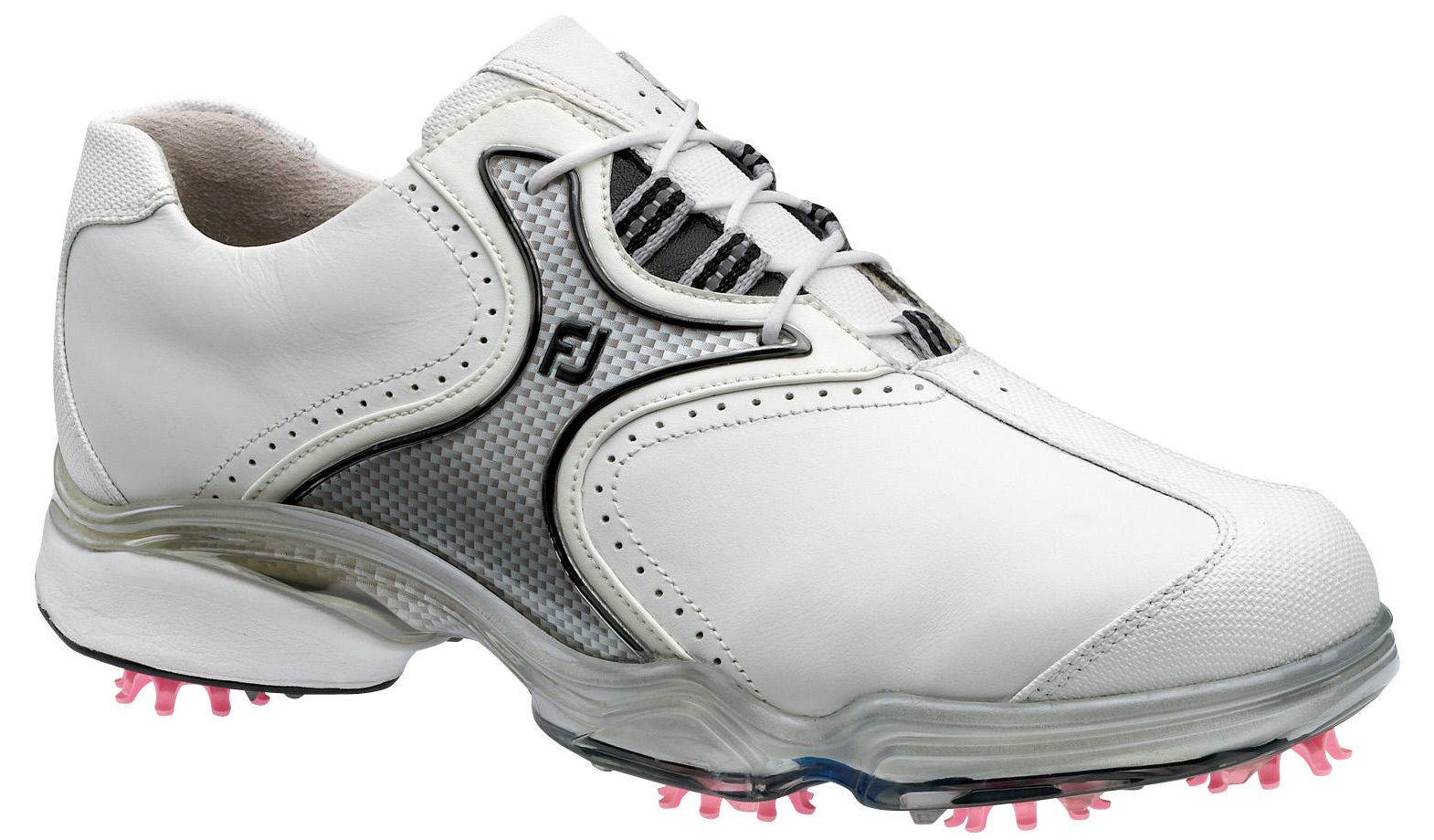 FootJoy Women's DryJoy Golf Shoe - White/Black (Disc Style 99123)