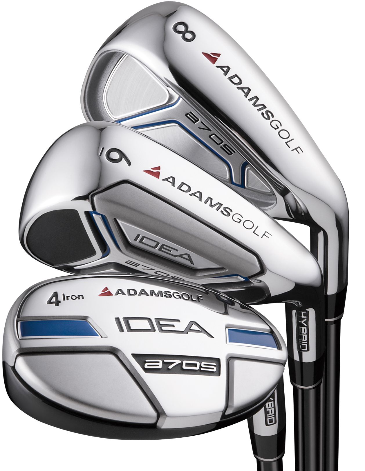 Adams Men's IDEA a7OS Hybrid/Iron Set - (Graphite)