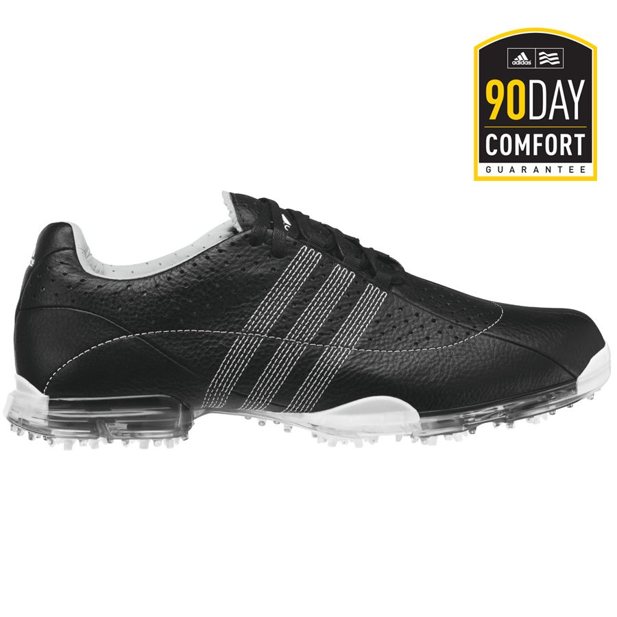 adidas Men's adiPURE Nuovo Tour Golf Shoe - Black/White