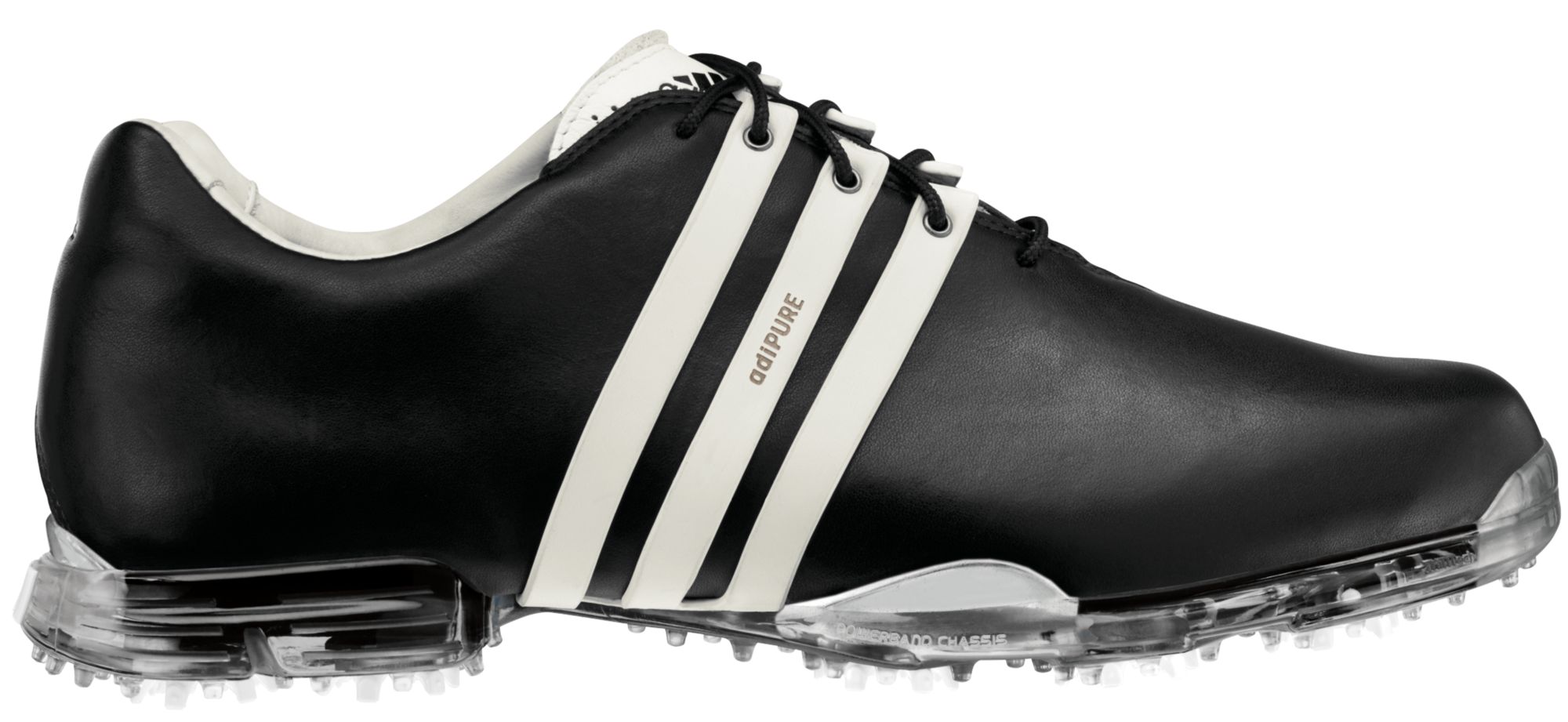 adidas Men's adiPURE Golf Shoe - Black/White