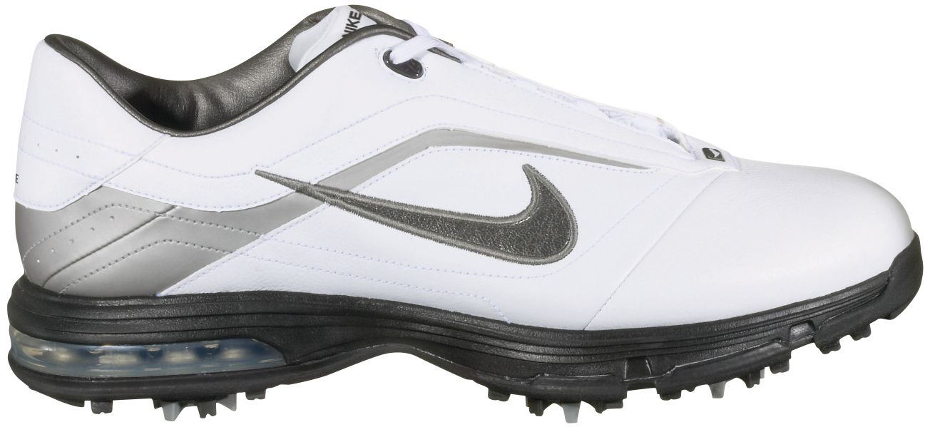 Nike Men's Air Academy Golf Shoe - White/Silver