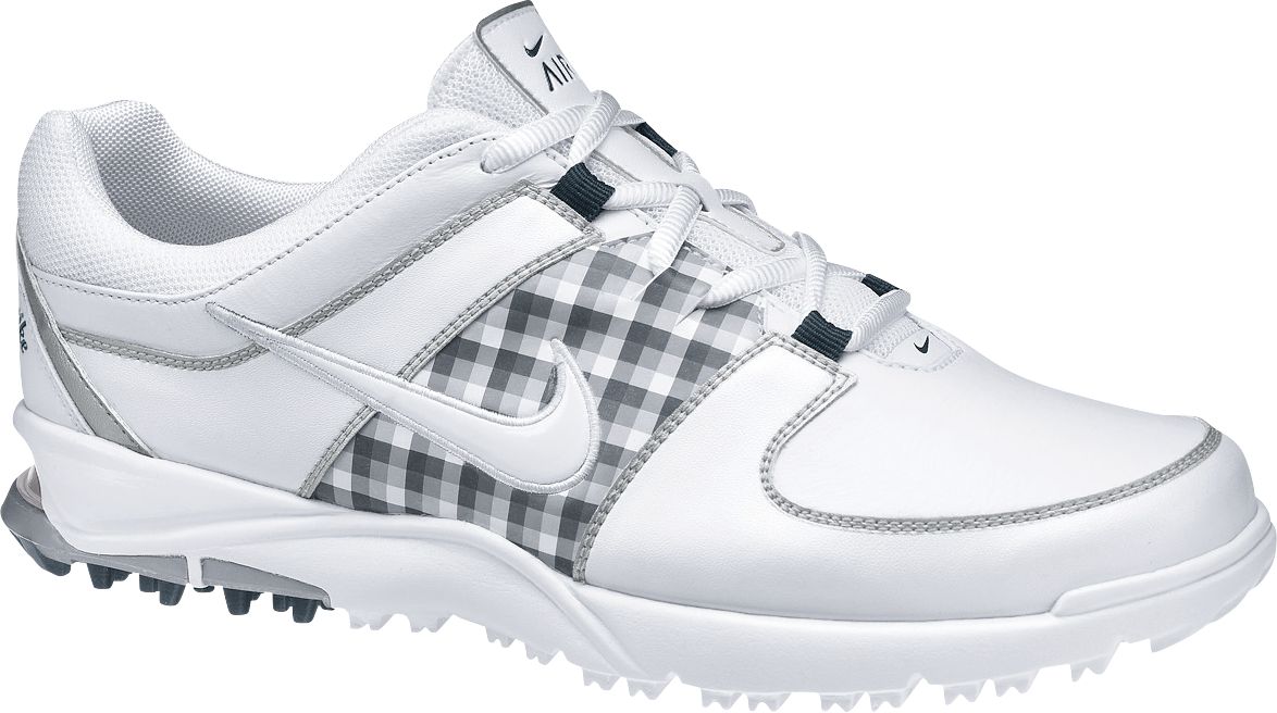 Nike Women's Air Brassie III Golf Shoe - White Check