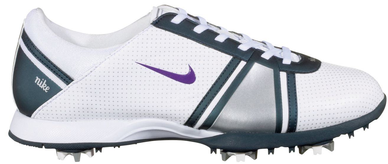 Nike Women's Air Dormie II Golf Shoe - White/Purple/Charcoal