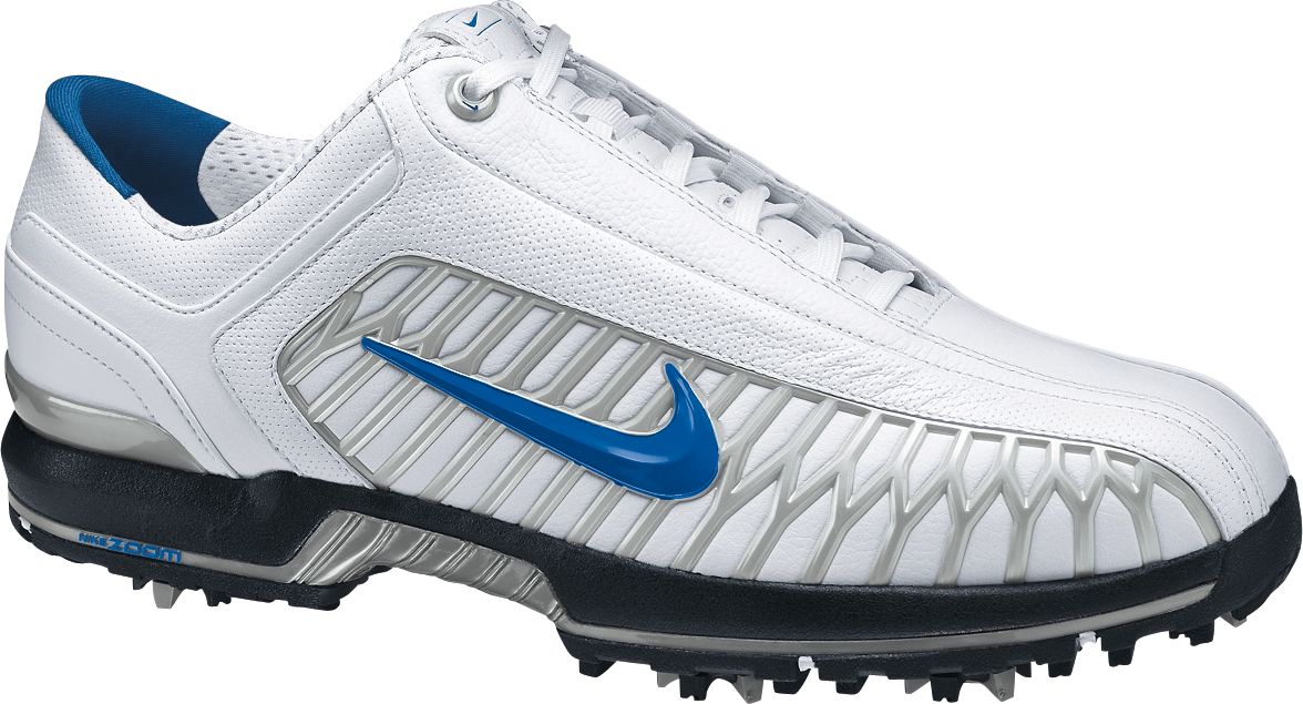 Nike Men's Air Zoom Elite II Golf Shoe - White/Blue
