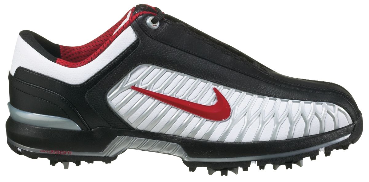 Nike Men's Air Zoom Elite II Golf Shoe - Black/Red/Silver