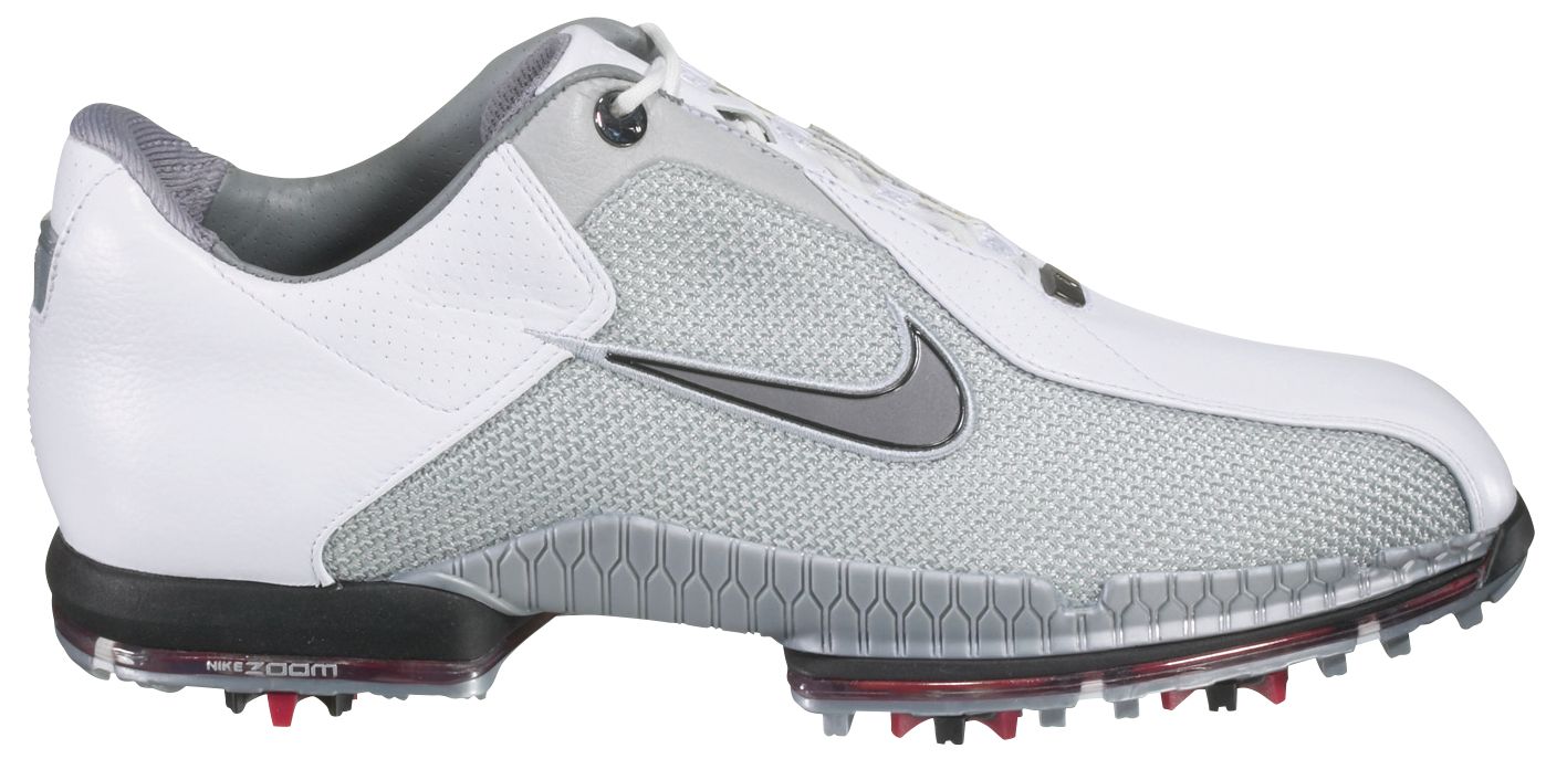 Nike Men's Air Zoom Tiger Woods Golf Shoe 2010 - White/Silver