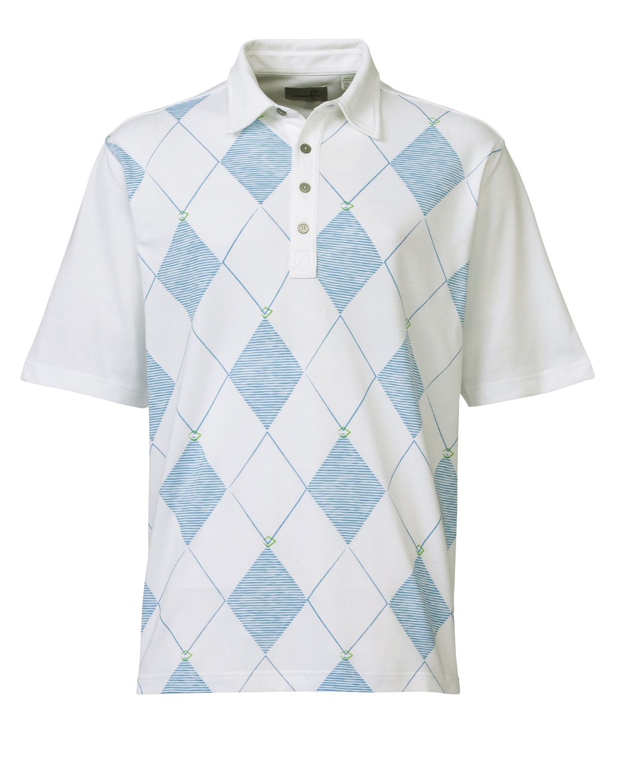 Ashworth Men's Print Polo