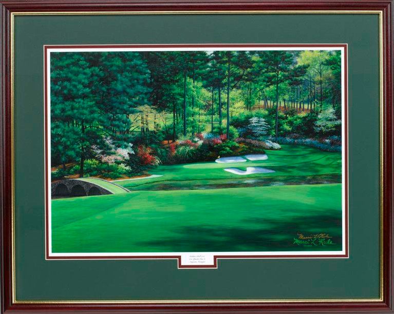 Golf Galaxy Augusta 12 24 X 30 Framed Art
