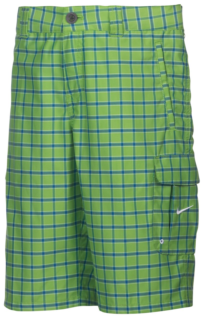 Nike Junior's Dri-Fit Plaid Short