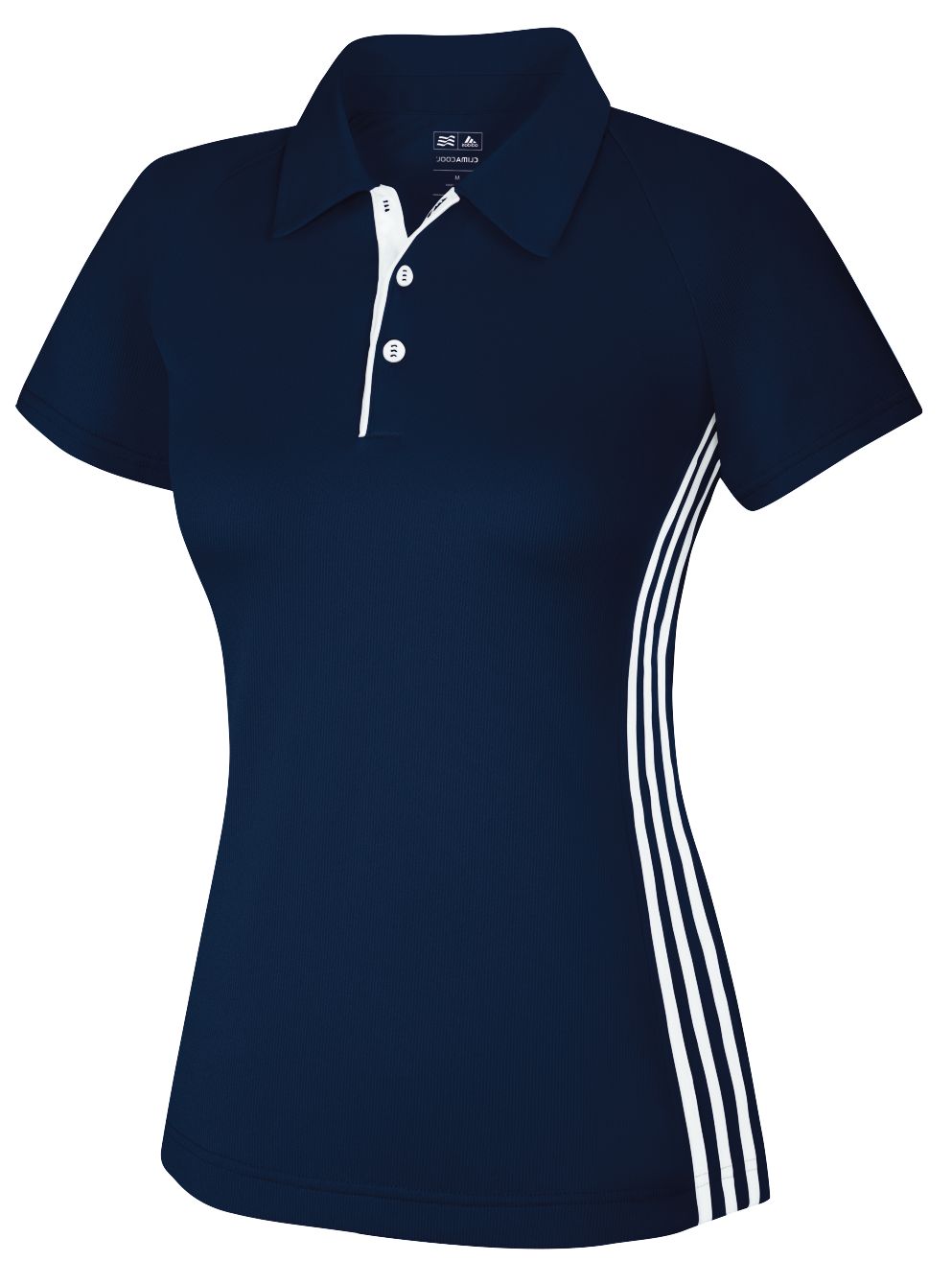 adidas Women's ClimaCool 3-Stripes Textured Polo