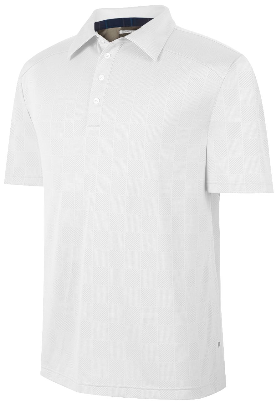 adidas ClimaCool Plaid Textured Polo