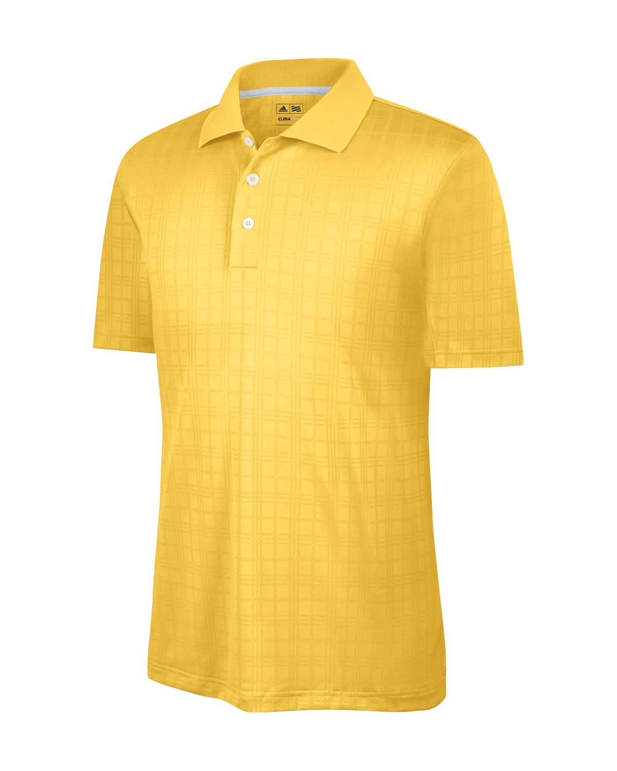 adidas Men's ClimaCool Plaid Textured Polo