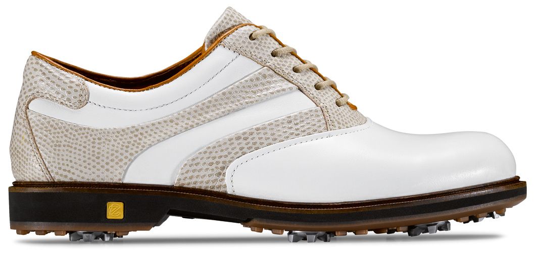 ECCO Women's New Classic Hydromax Golf Shoe - White/Sand
