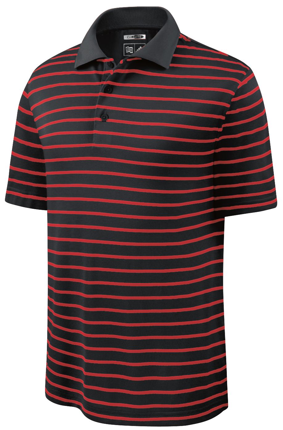 adidas ClimaLite Synthetic Stripe Polo