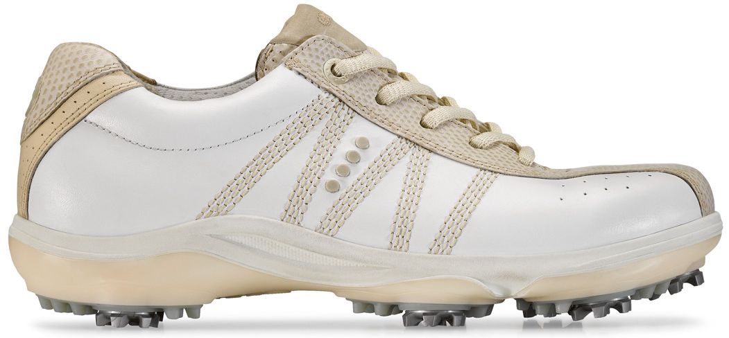 ECCO Women's Comfort Swing Premiere Golf Shoes - Limestone/White Ice