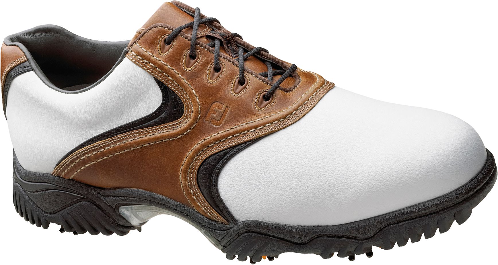 FootJoy Men's Contour Shoe - White/Brown/Black