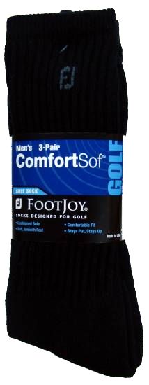FootJoy Men's Comfortsof Crew Socks - 3 Pack