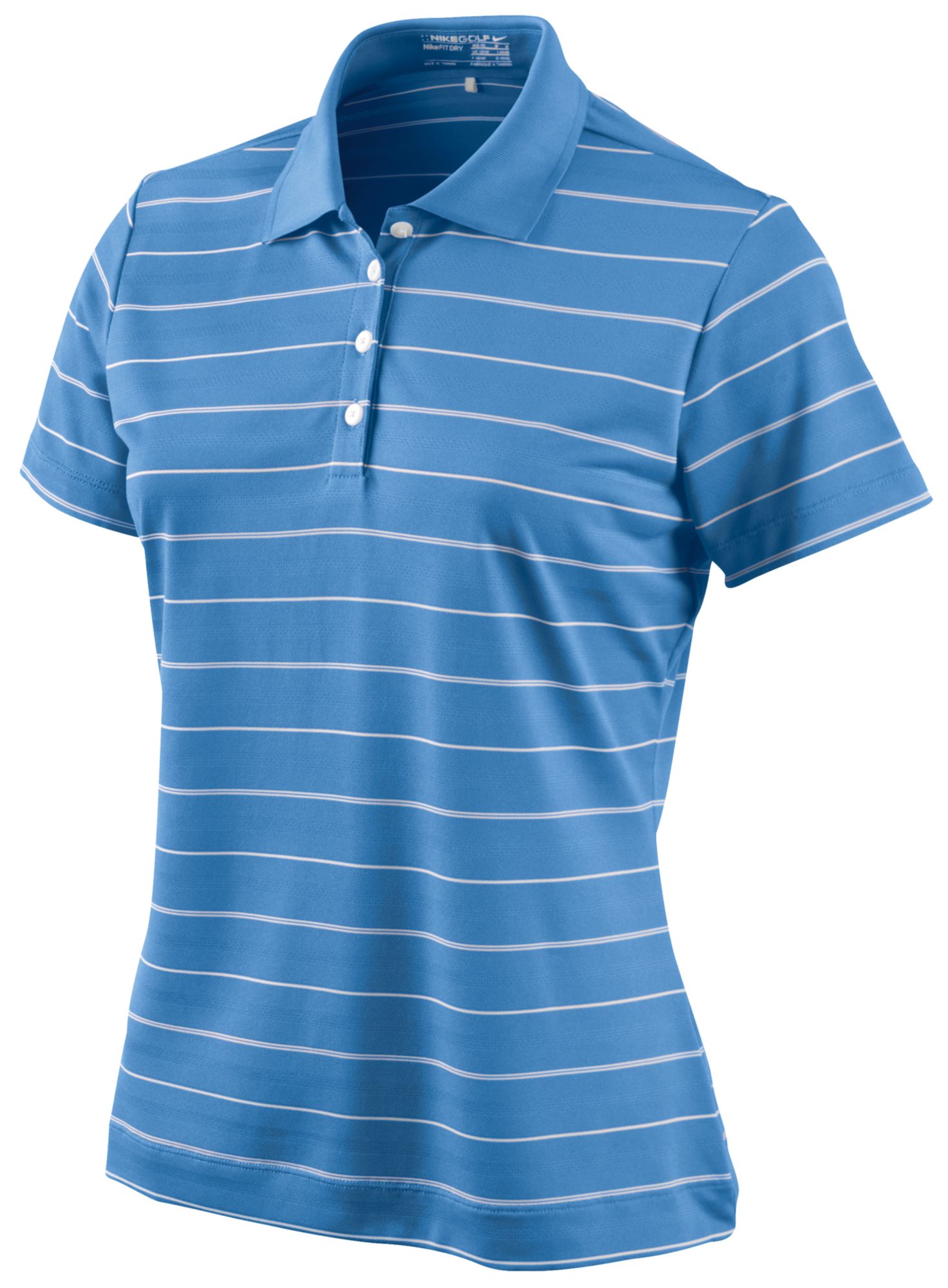Nike Women's Dri-Fit Short Sleeve Tech Stripe Polo